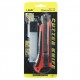 CATER CU REZERVA ROSU+Negru plastic cu sina metalica, lama 18 mm otel inoxidabil, sistem autoblocare MX1649